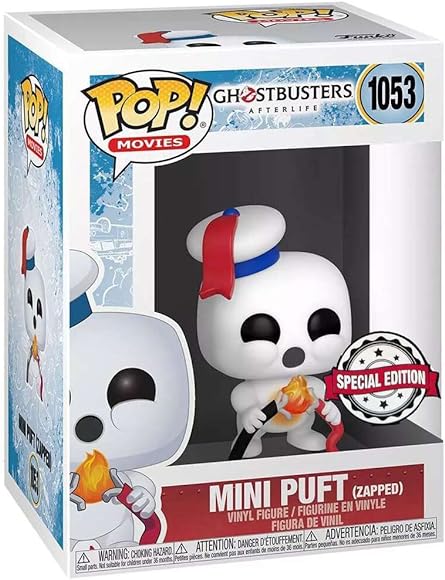 PRE LOVED Funko Pop! Movies #1053 Mini Puft (Zapped) - The Geek In Me