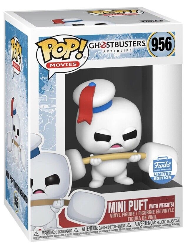 PRE LOVED Funko Pop! Movies Ghostbusters Mini Puft #956 Weights - The Geek In Me