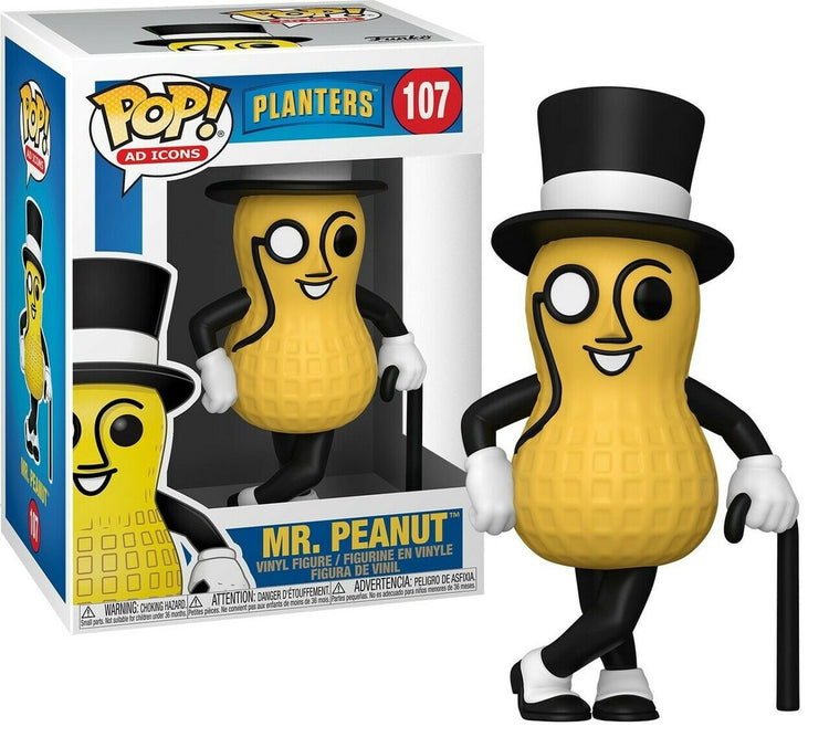 PRE LOVED Funko Pop! Mr Peanut #107 - The Geek In Me