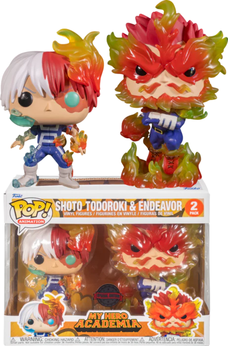 PRE LOVED Funko Pop! My Hero Academia - Endeavor & Todoroki - 2-Pack - The Geek In Me