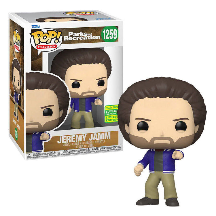 PRE LOVED Funko Pop! Parks & Recreation Jeremy Jamm SDCC 2022 Exclusive Pop! Vinyl Figure #1259 - The Geek In Me