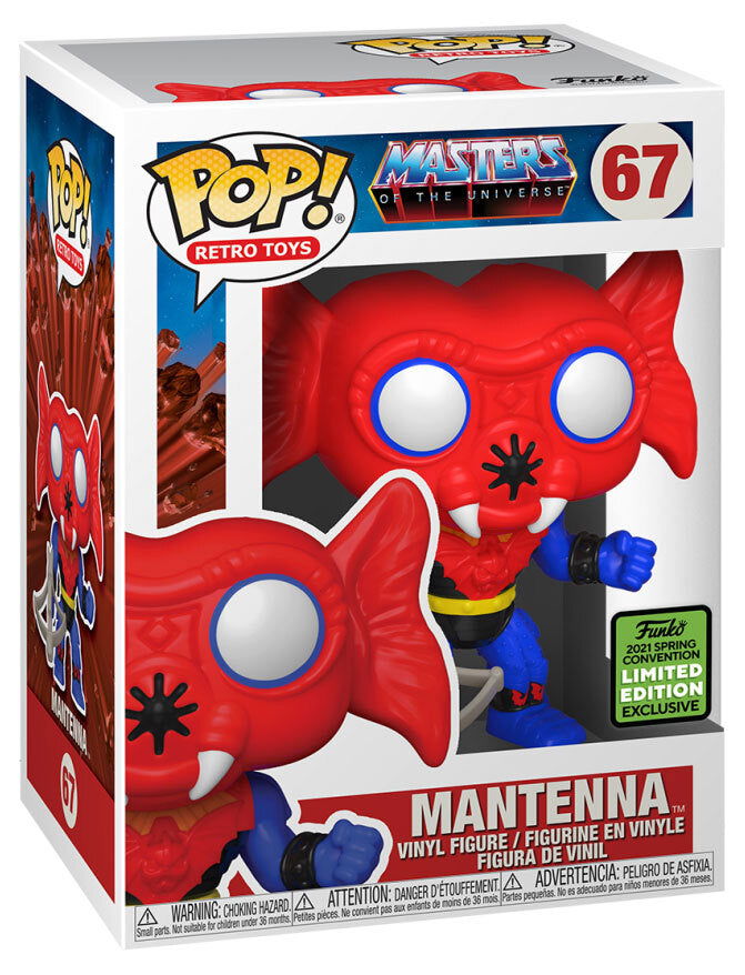 PRE LOVED Funko Pop! Retro Toys Masters Of The Universe #67 Mantenna - The Geek In Me