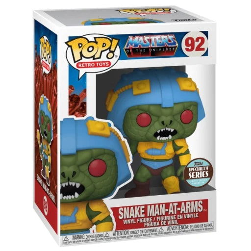 PRE LOVED Funko Pop! Retro Toys Masters Of The Universe #92 Snake Man At Arms - The Geek In Me