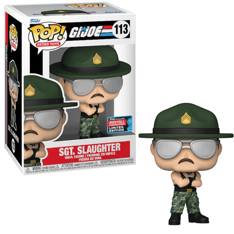 PRE LOVED Funko Pop! Retro Toys Sgt Slaughter #113 - The Geek In Me