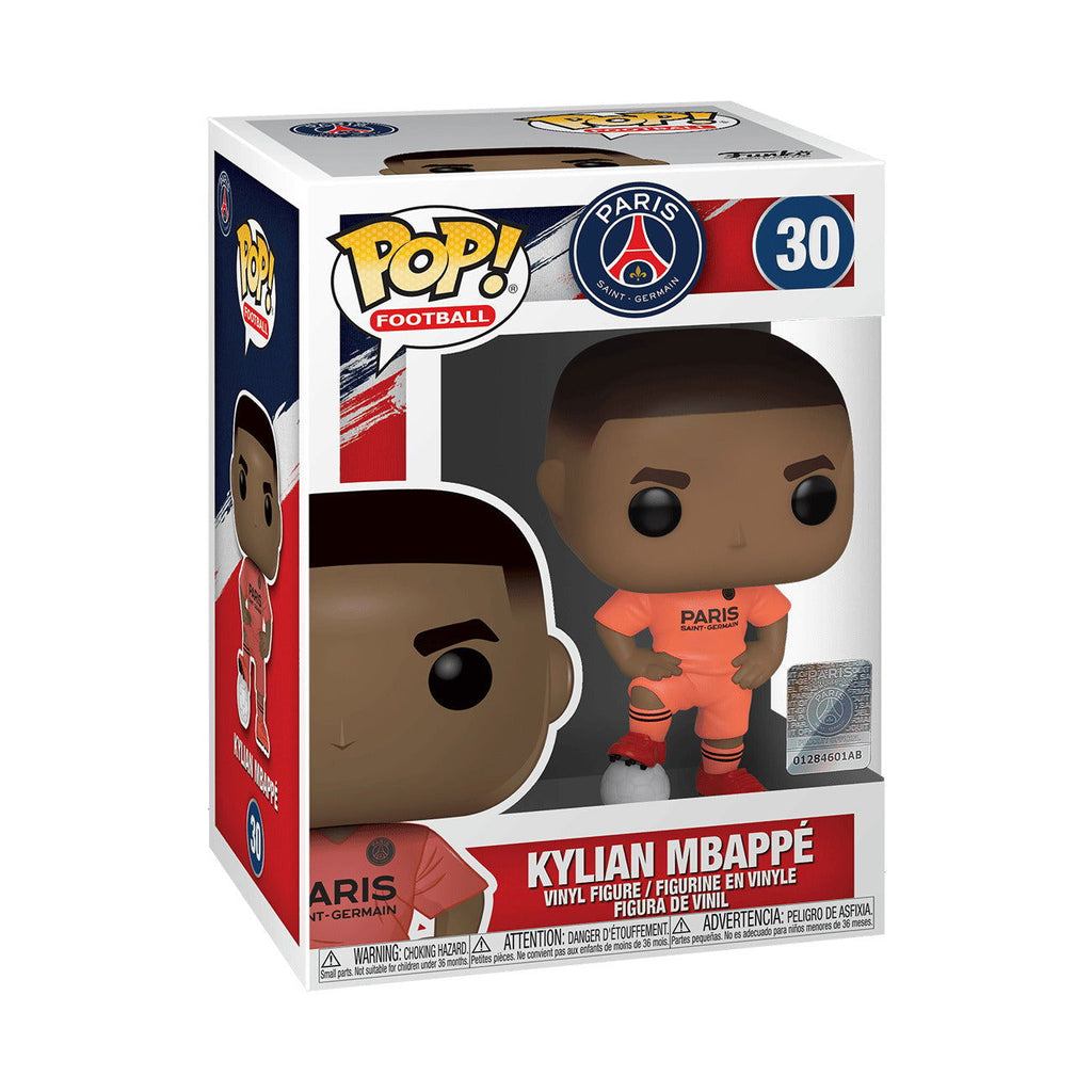 PRE LOVED Funko Pop! Sports - Football #30 M'Bappe (Orange) - The Geek In Me