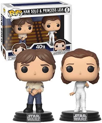 PRE LOVED Funko Pop! Star Wars 2pk Han Solo & Leia - The Geek In Me