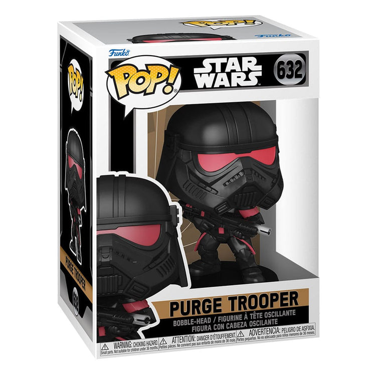 PRE LOVED Funko Pop! Star Wars: Obi-Wan Kenobi Vinyl Figure Purge Trooper (battle pose) 9 cm #632 - The Geek In Me