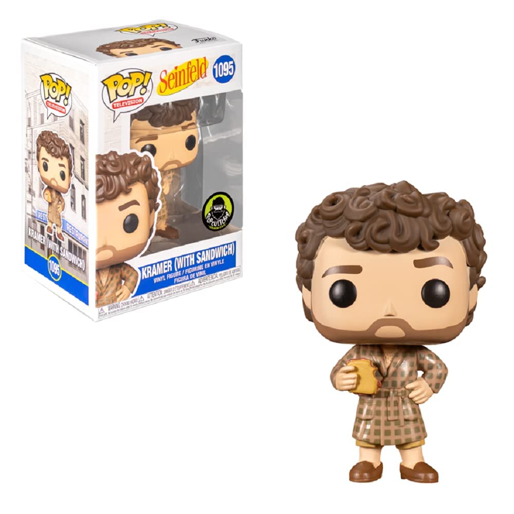 PRE LOVED Funko Pop! TV - Seinfeld #1095 Kramer W/Sandwich - The Geek In Me