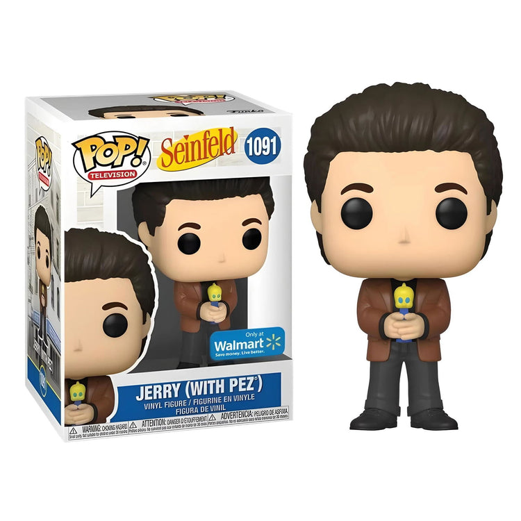 PRE LOVED Funko Pop! TV #1091 Seinfeld - Jerry W/Pez - The Geek In Me