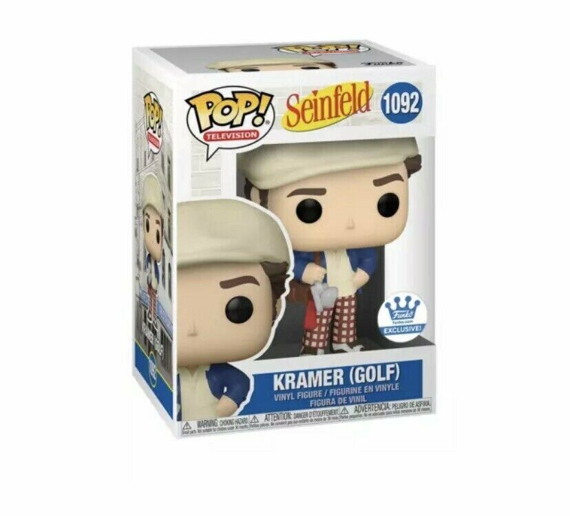 PRE LOVED Funko Pop! TV #1092 Seinfeld - Kramer (Golf) - The Geek In Me