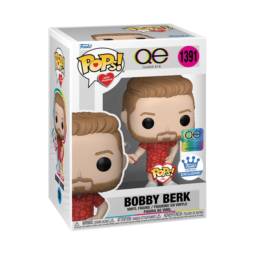 PRE LOVED Funko Pop! TV #1391 Queer Eye - Bobby Berk - The Geek In Me