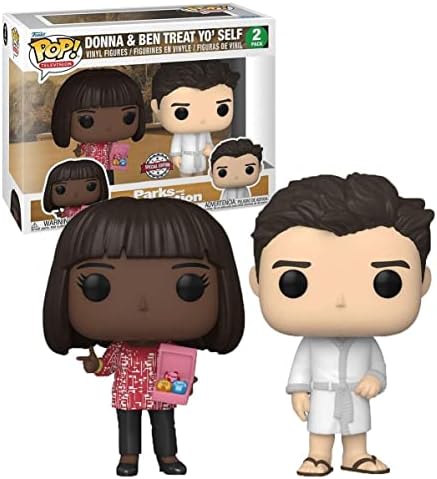 PRE LOVED Funko Pop! TV Parks And Recreation 2pk - Donna & Ben Treat yo'self - The Geek In Me