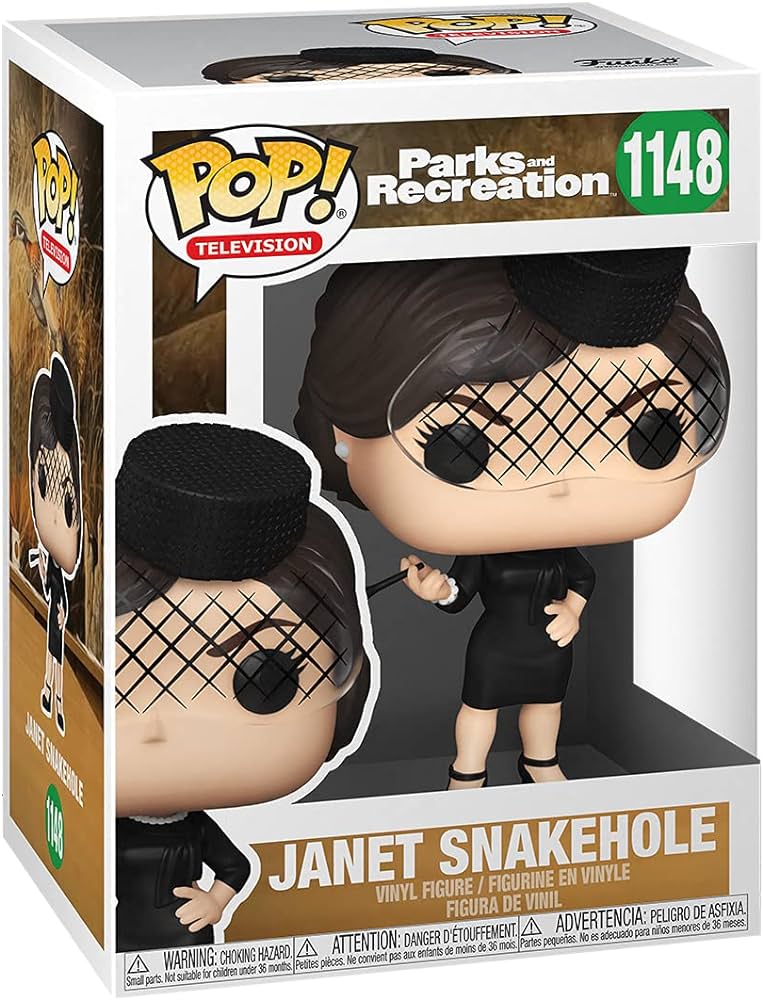 PRE LOVED Funko Pop! TV Parks and Recreation #1148 Janet Snakehole - The Geek In Me