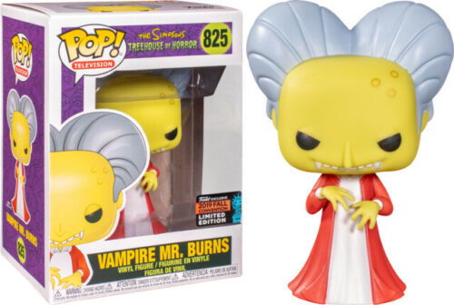 PRE LOVED Funko Pop! Tv The Simpsons - Vampire Mr Burns #825 - The Geek In Me