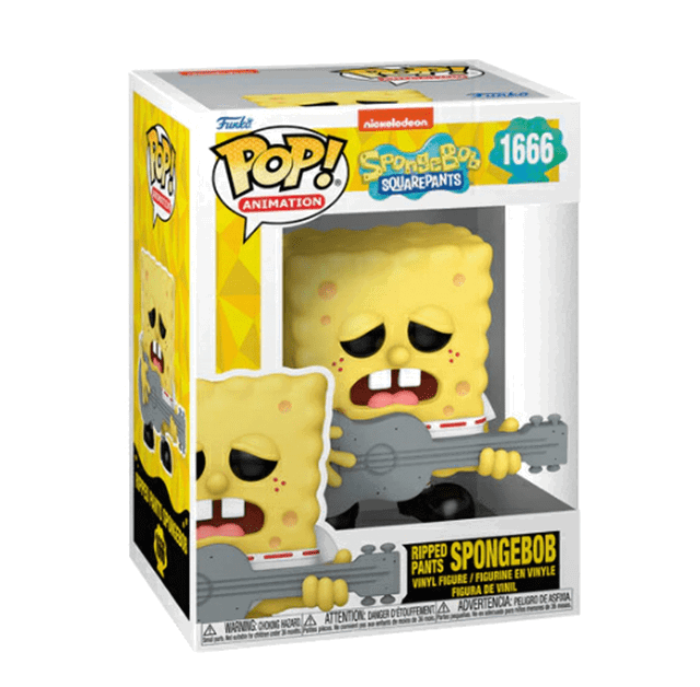 PRE ORDER Funko Pop! Animation #1666 Spongebob (25th) - Ripped Pants Sponge - The Geek In Me