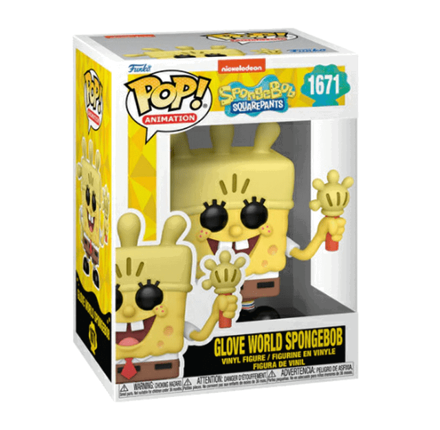 PRE ORDER Funko Pop! Animation #1671 Spongebob (25th) - Spongebob w/Glove - The Geek In Me