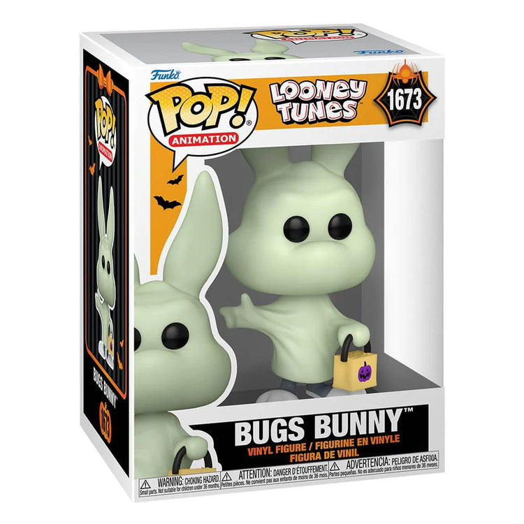 PRE ORDER Funko Pop! Animation #1673 Looney Tunes - Bugs Bunny (Ghost) - The Geek In Me