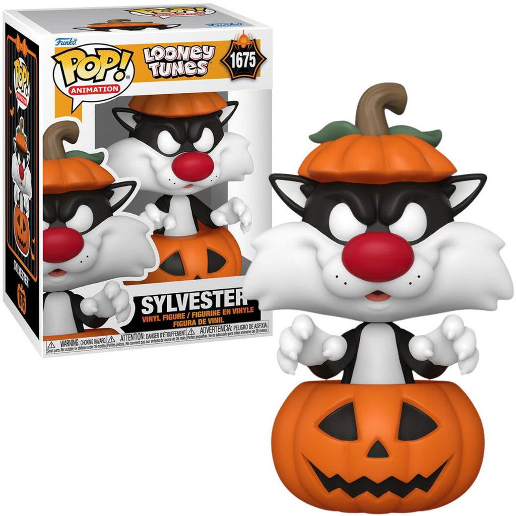 PRE ORDER Funko Pop! Animation #1675 Looney Tunes - Sylvester (With Pumpkin) - The Geek In Me
