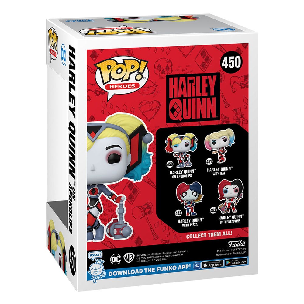 PRE ORDER Funko Pop! DC Comics #450 Harley Quinn Takeover POP! Heroes Vinyl Figure Harley (Opokolips) - The Geek In Me