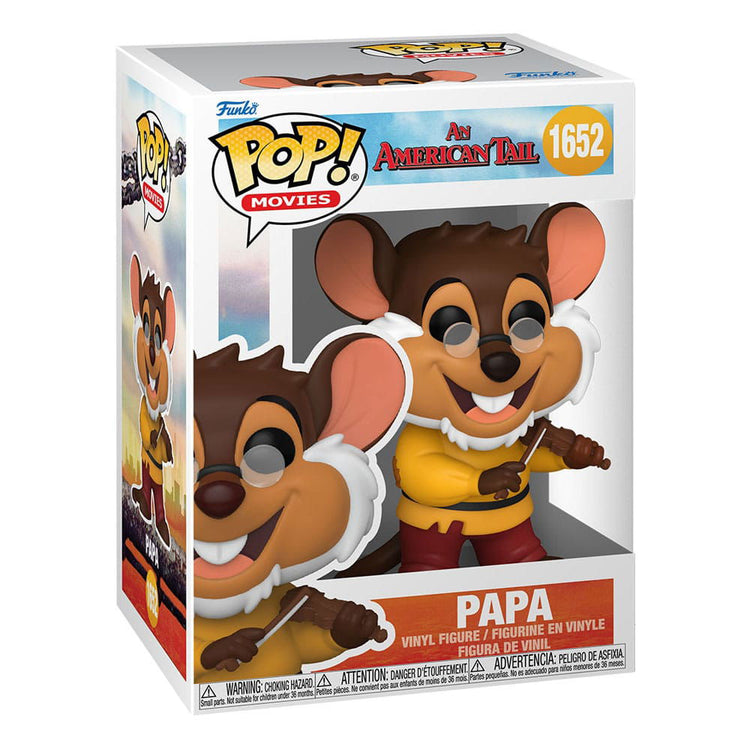 PRE ORDER Funko Pop! Movies #1652 An American Tail POP! Movies Vinyl Figure Papa 9 cm - The Geek In Me