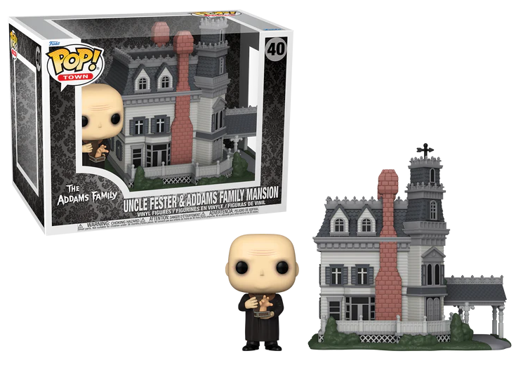 PRE ORDER Funko Pop! Movies #40 Addams Family - Addams Home & Uncle Fester - The Geek In Me