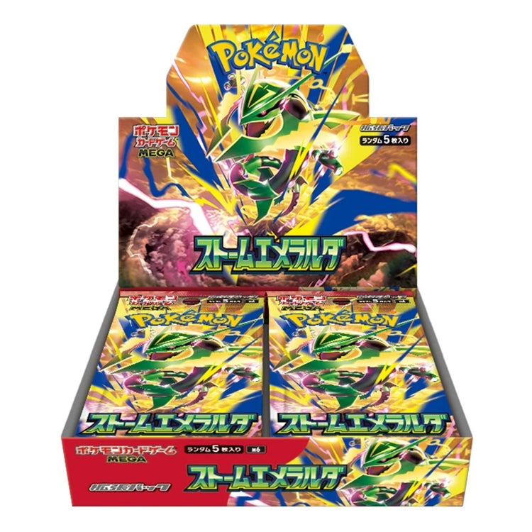 PRE ORDER Pokemon TCG Japanese Storm Emeralda M6 Booster Box (30 Packs)