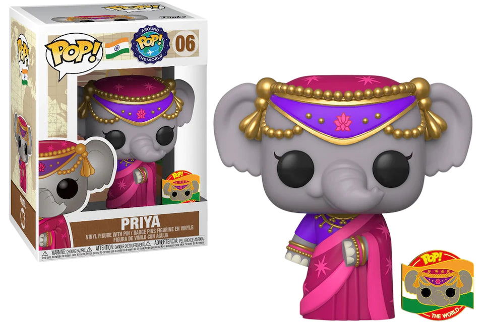 Priya Funko Pop! With enamel pin - The Geek In Me