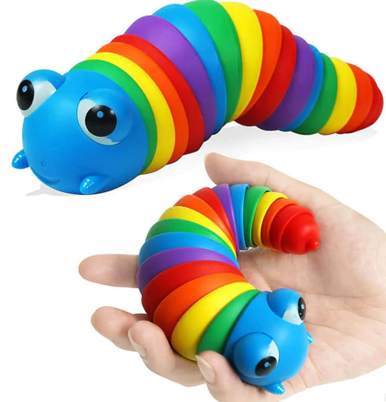 Sensory Rainbow Caterpillar - The Geek In Me
