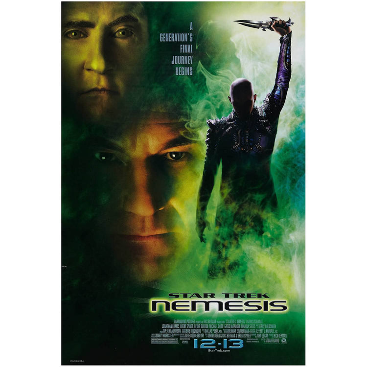 Star Trek poster, measuring approximately 6 x 9 inches - The Geek In Me
