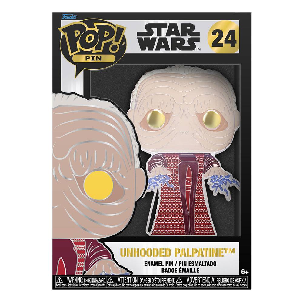 Star Wars POP! Enamel Pin Unhooded Palpatine 10 cm - The Geek In Me