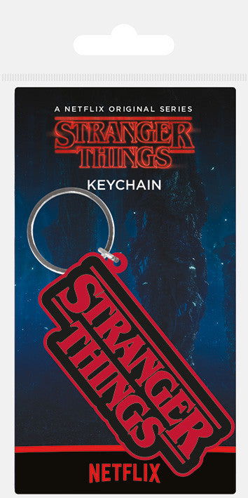 Stranger Things Rubber Keyring - The Geek In Me