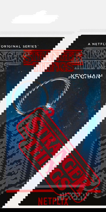 Stranger Things Rubber Keyring - The Geek In Me
