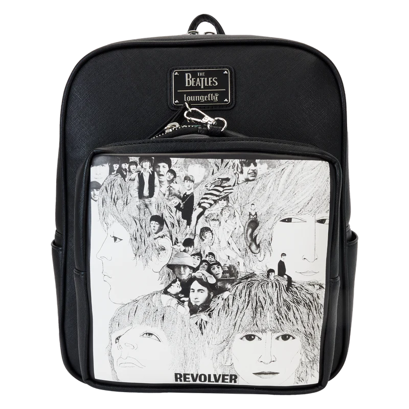 THE BEATLES REVOLVER ALBUM WITH RECORD POUCH LOUNEFLY MINI BACKPACK - The Geek In Me