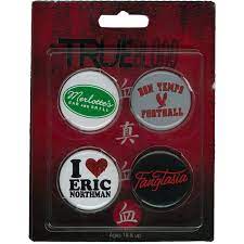 True Blood - 4 Pack of Pins / Buttons Set #2 - The Geek In Me