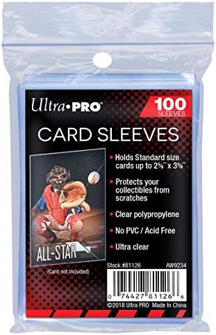 Ultra Pro Standard Card Sleeves CLEAR (100 pcs) Storage Regular Size S – The Geek In Me