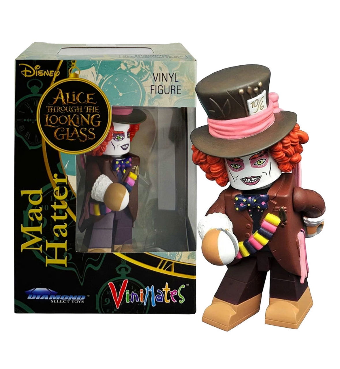 Vinimates Disney Alice Through The Looking Glass Mad Hatter Collectible Vinyl Figure - The Geek In Me