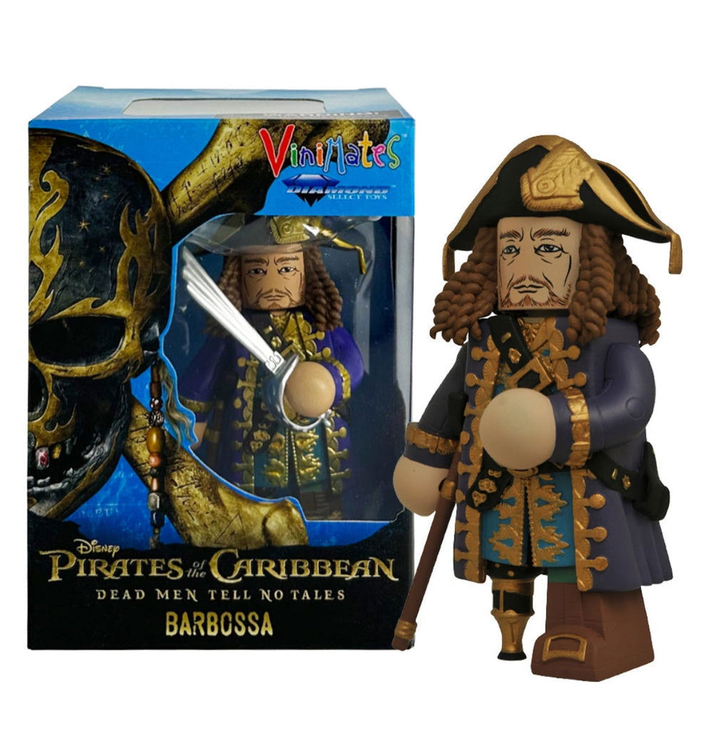 Vinimates Disney Pirates Of The Caribbean Barbossa Collectible Vinyl Figure - The Geek In Me