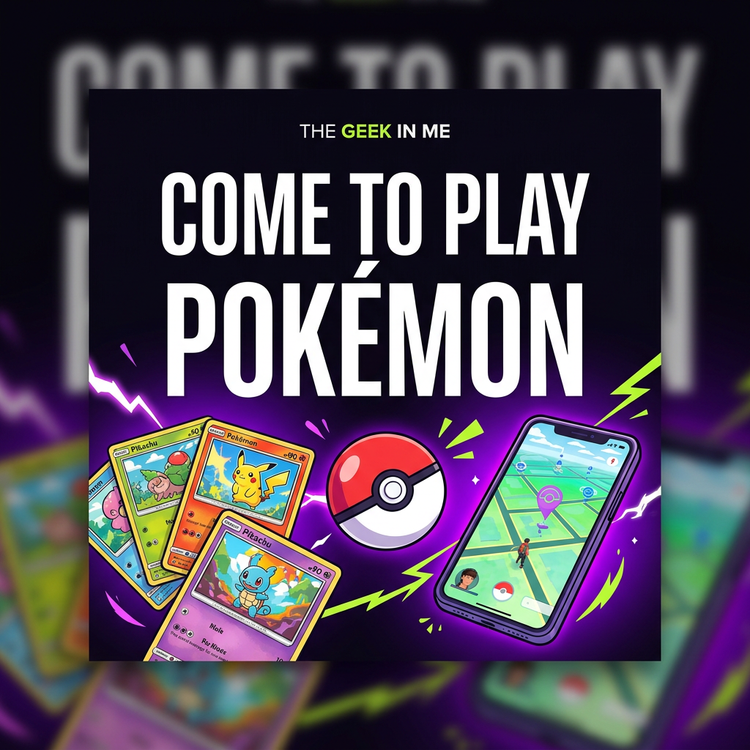 Come to Play Pokémon event poster