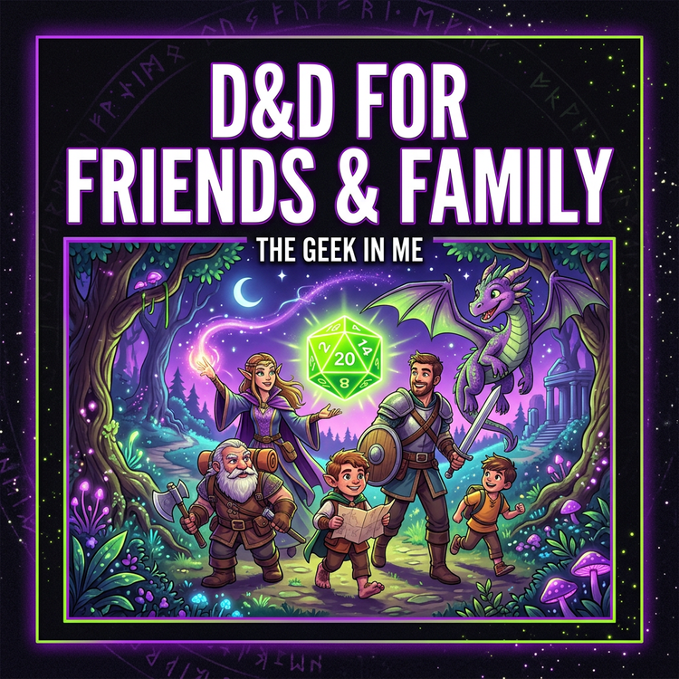 D&D for Friends & Family event poster