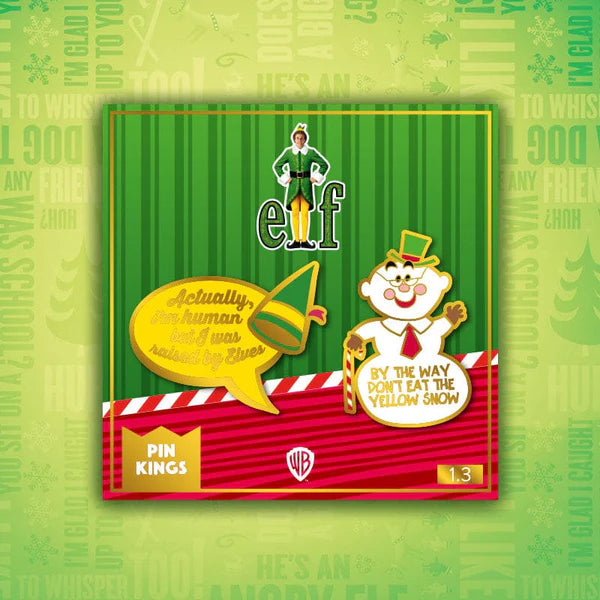 Pin Kings Elf Christmas Enamel Pin Badge Set 1.1