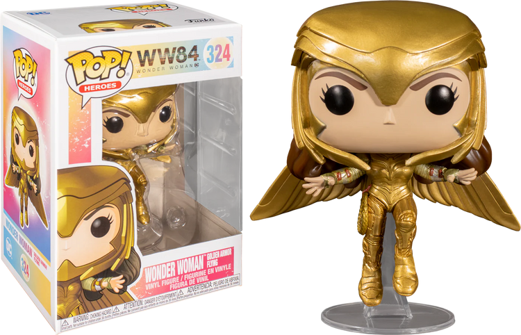 PRE LOVED Funko Pop! DC #324 WW84 - Wonder Woman wings open
