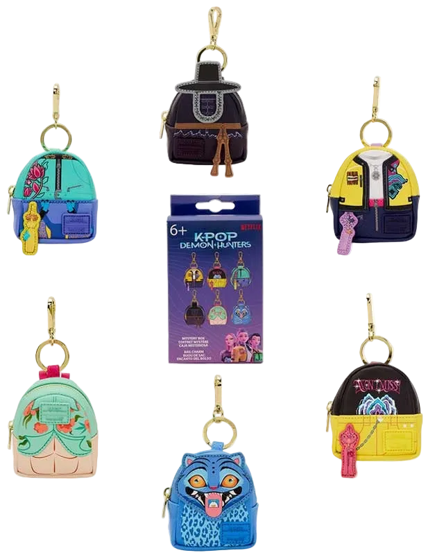 FUNKO K - POP DEMON HUNTERS MYSTERY MINI BACKPACK LOUNGEFLY KEYCHAIN
