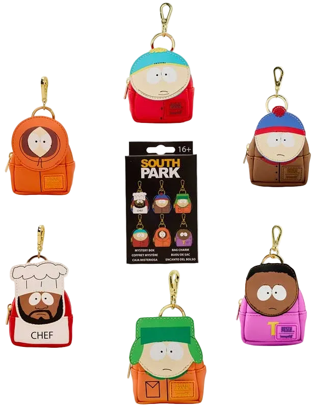 FUNKO LOUNGEFLY PARAMOUNT SOUTH PARK MYSTERY MINI BACKPACK BAG ASST
