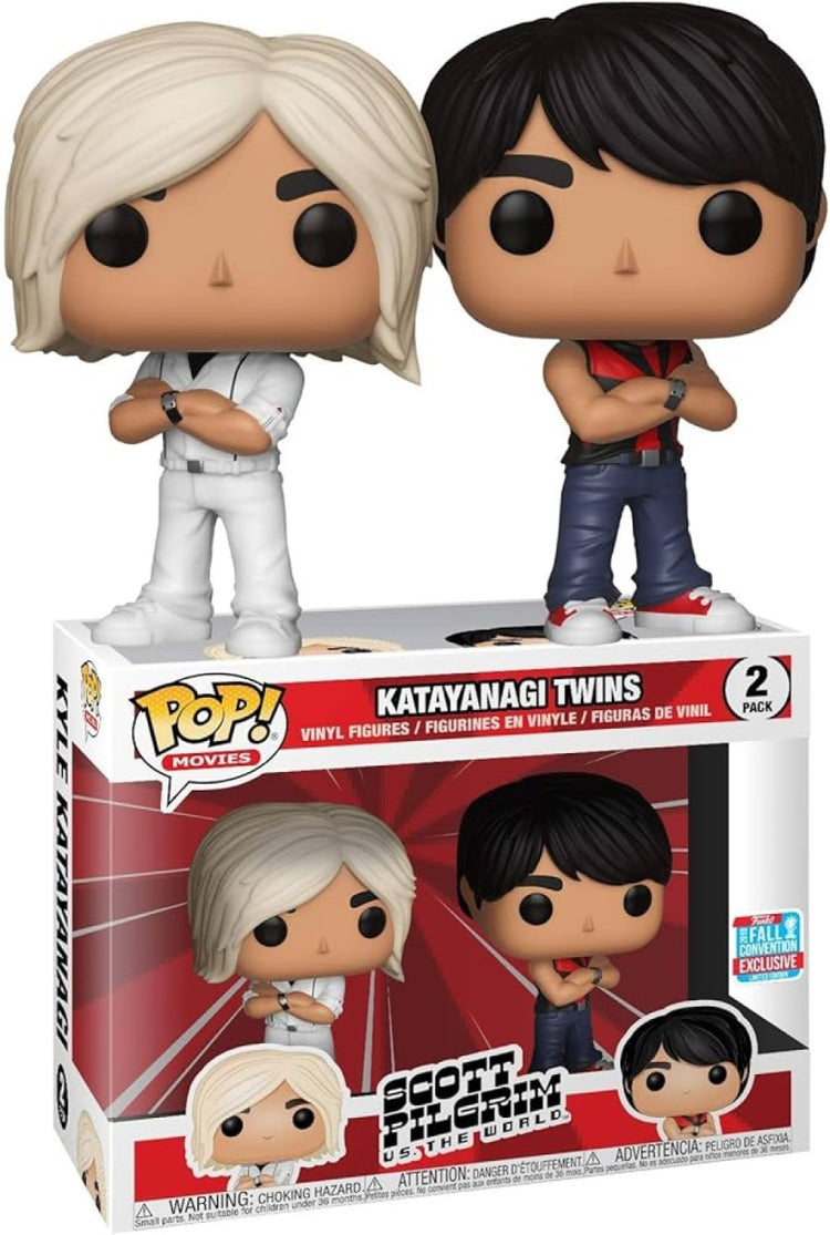PRE LOVED Funko Pop! 2pk Movies Scott Pilgrim - katayanagi Twins