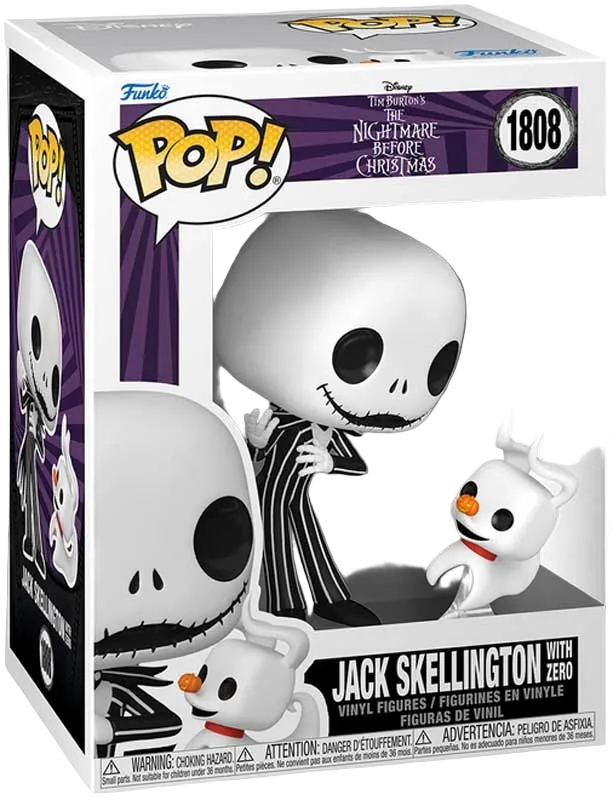 FUNKO POP! & BUDDY DISNEY #1808 TNBC - JACK & ZERO