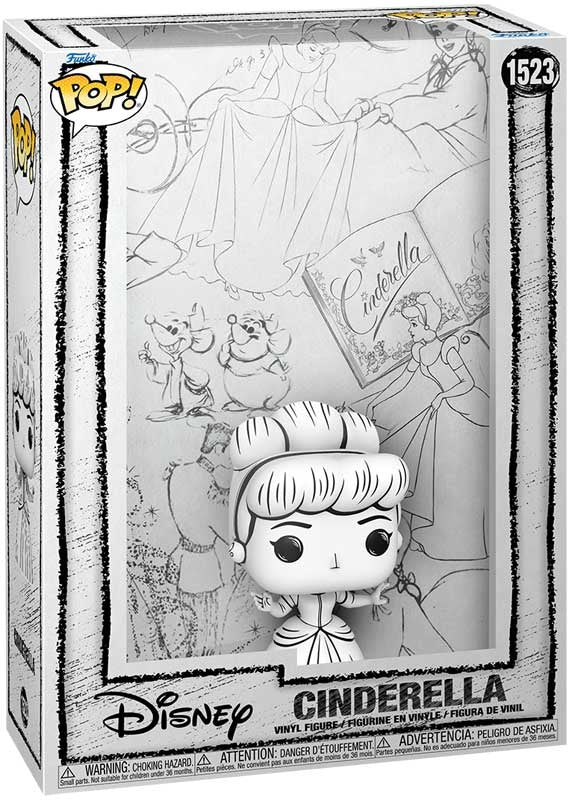 FUNKO POP! COVER #1523 SKETCHED - CINDERELLA