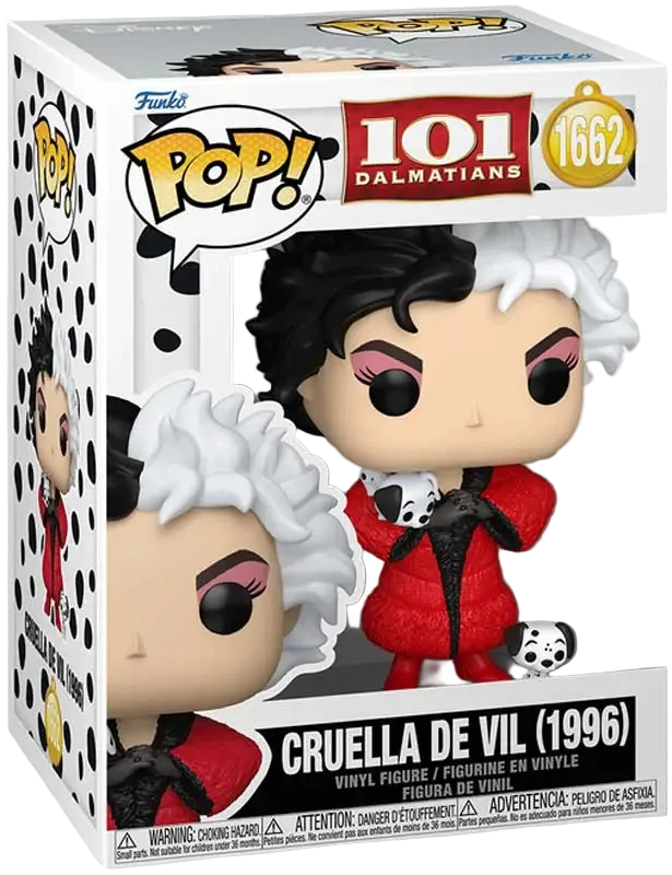 FUNKO POP! DISNEY #1662 101 Dalmatians (1996) - CRUELLA DE VIL