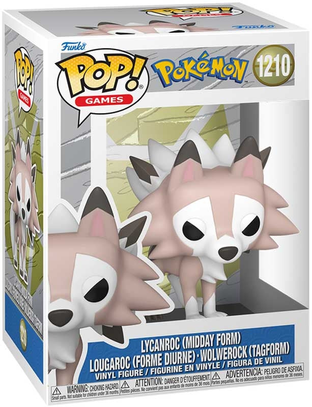 FUNKO POP! GAMES POKEMON #1210 - LYCANROC - MIDDAY