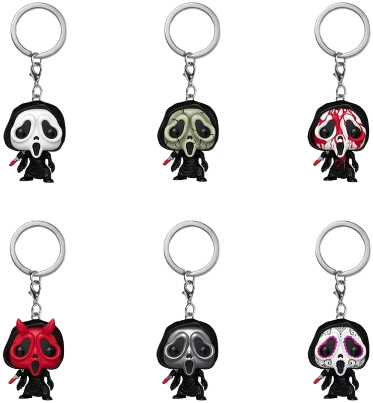 FUNKO POP KEYCHAIN: GHOST FACE BLIND BAG ASSORTED