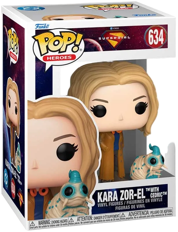 FUNKO POP! MOVIE #634 SUPERGIRL - KARA ZOR-EL WITH CEDRIC